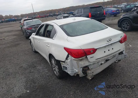 2015 Infiniti Q50 Premium from USA, damaged, VIN JN1BV7AR3FM418749